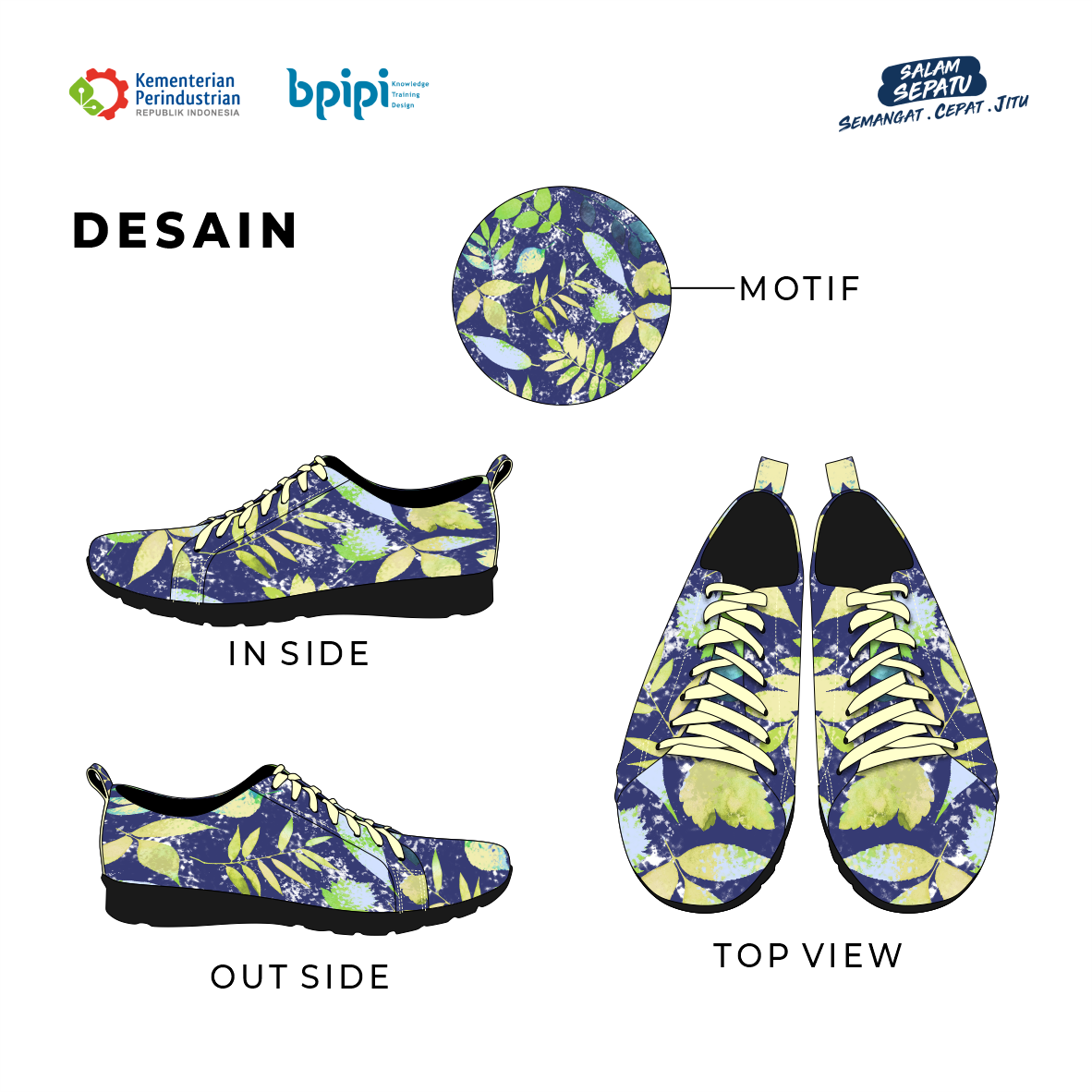 Eco Print Sneakers Image