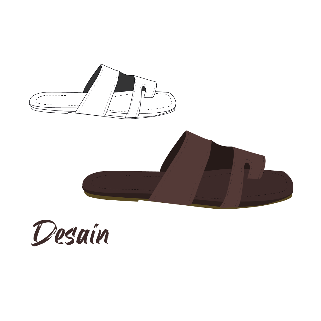 Flat Leather Sandal Image