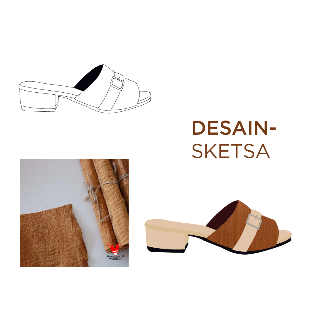 Eksotis Alam ( Sandal dengan Upper Kulit Kayu) Image