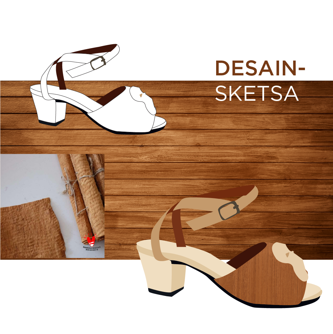 Eksotis Alam ( Sandal dengan Upper Kulit Kayu) II Image