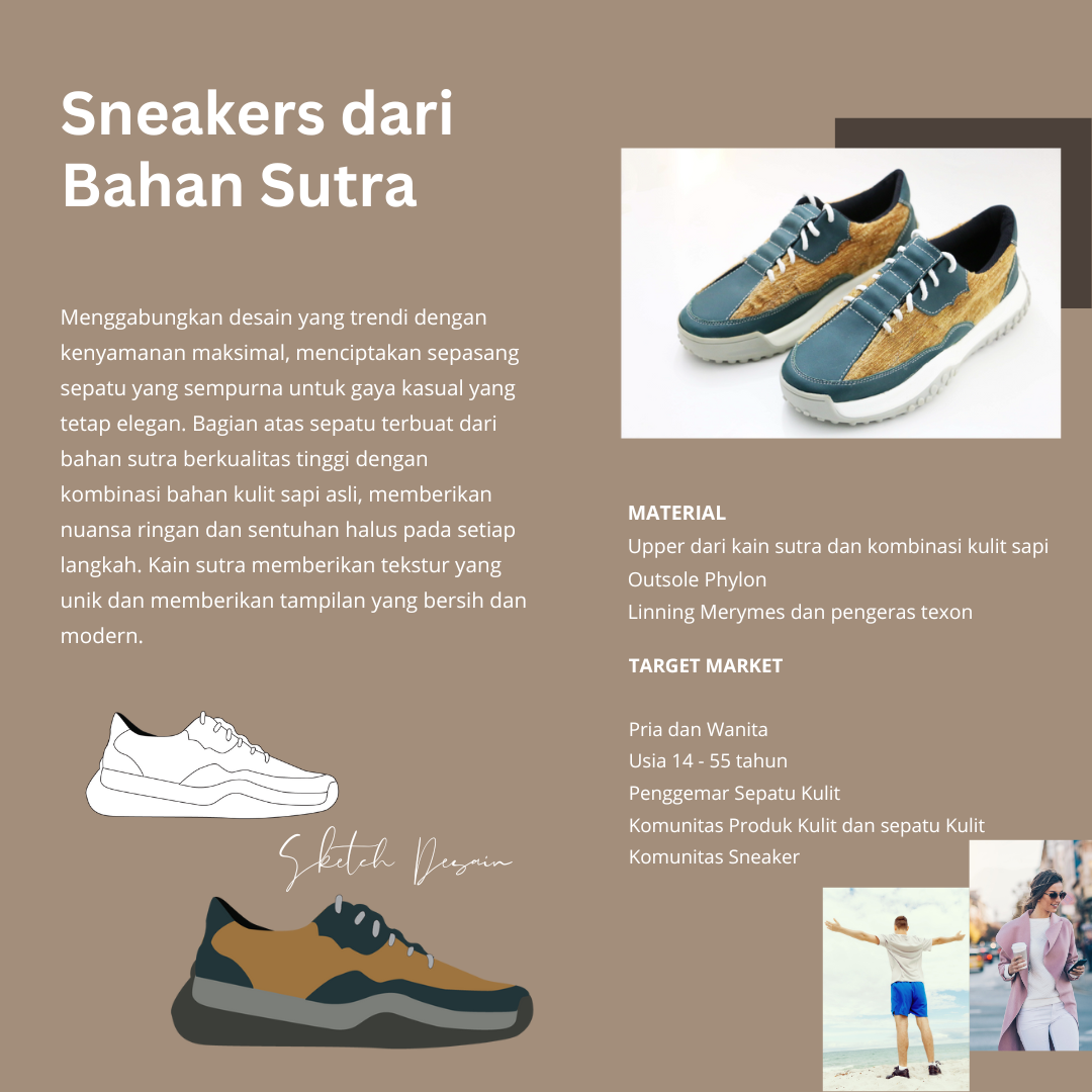 Sneaker Bahan Kain Sutera 1 Image